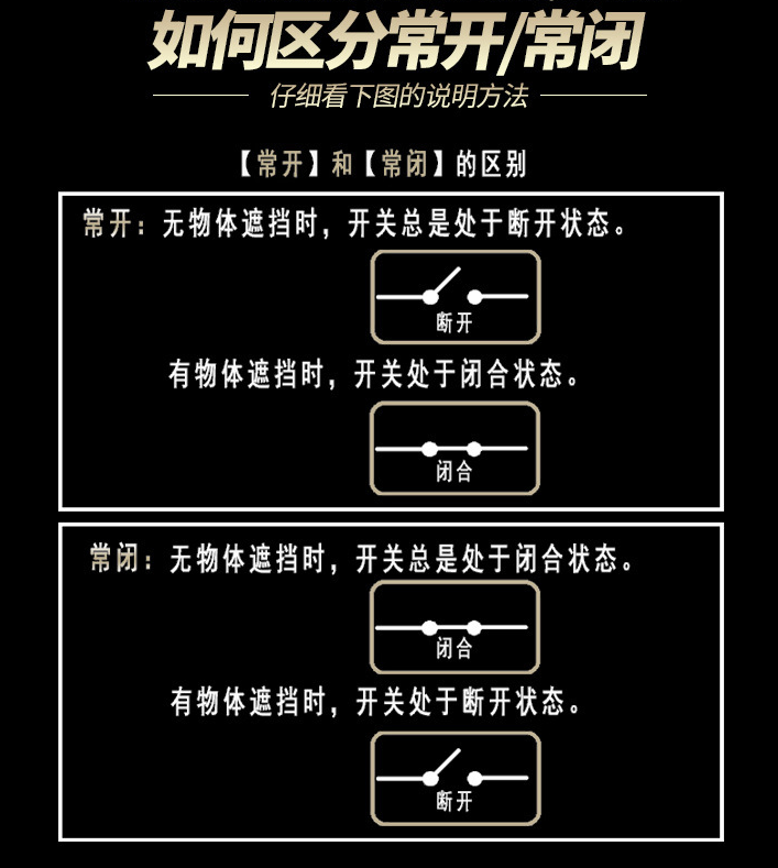 常開(kāi)常閉傳感器怎么選