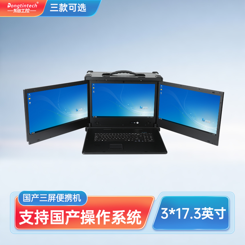 東田三防國產(chǎn)化17.3英寸三屏便攜機(jī)服務(wù)器主機(jī) DT-S1437AD-H325